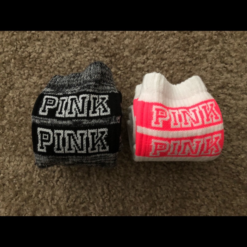 Pink long socks